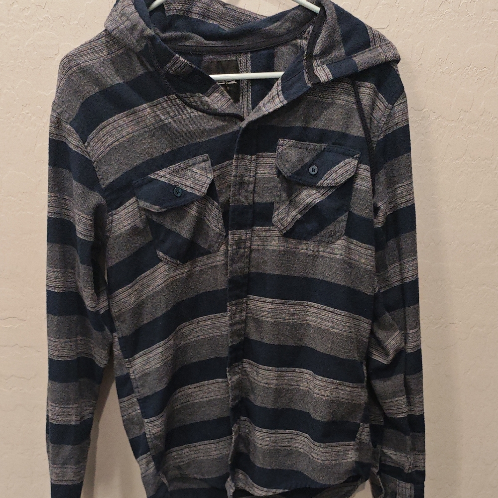 RSQ Flannel Hoodie